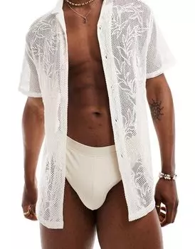 Плавки цвета камня ASOS DESIGN