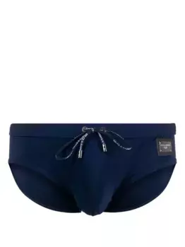 Плавки DG Essentials с высоким вырезом DOLCE & GABBANA, синий
