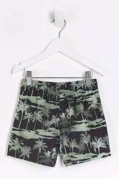 Плавки для мальчиков с принтом ладони River Island, черный