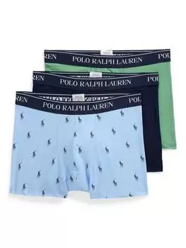 Плавки для поло Ralph Lauren, цвет Navy Pstchio Blue