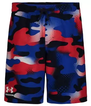 Плавки для волейбола с камуфляжным принтом Under Armour Big Boys 8-20 Street, синий