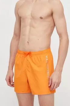 Плавки EA7 Emporio Armani, оранжевый