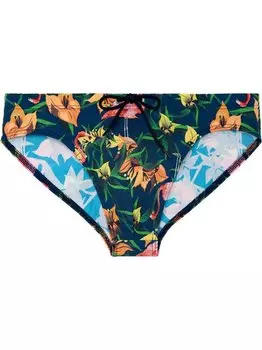 Плавки фламинго Hom, синий