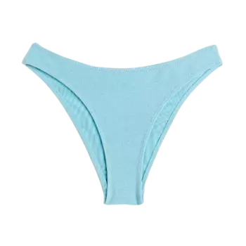 Плавки H&M High Leg Bikini, светло-бирюзовый