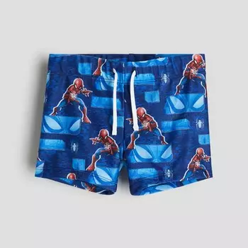 Плавки H&M Kids Printed Spider-Man, синий