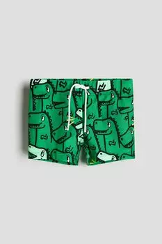 Плавки H&M, зеленый