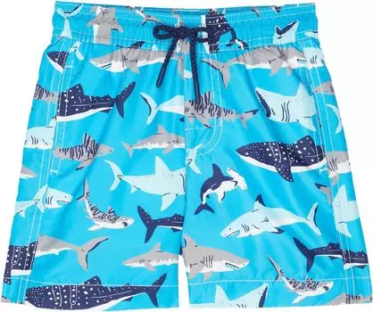 Плавки Hatley Deep Sea Sharks Swim Trunks, синий