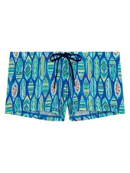 Плавки HOM Swim Shorts Marbella, цвет Blue/Mixed colors