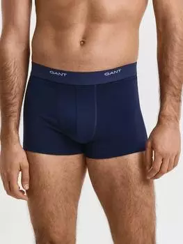 Плавки из хлопчатобумажного эластичного джерси GANT, цвет College Blue