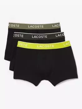 Плавки из хлопчатобумажной смеси Lacoste, черный