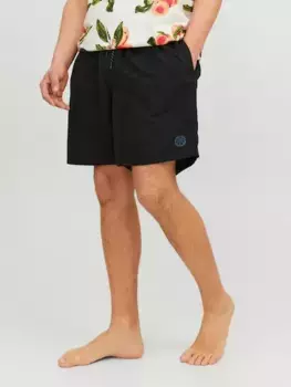Плавки Jack & Jones PlusSize "JPSTFIJI JJSWIM SOLID SN PLS", черный
