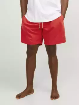 Плавки Jack & Jones PlusSize "JPSTFIJI JJSWIM SOLID SN PLS", красный