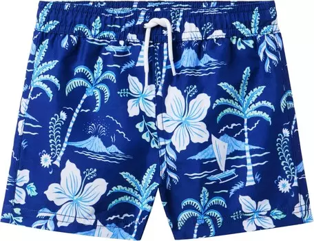 Плавки Janie and Jack Printed Swim Trunk, цвет Twilight Blue Island