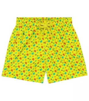 Плавки Jim из твила с принтом Vilebrequin, разноцветный