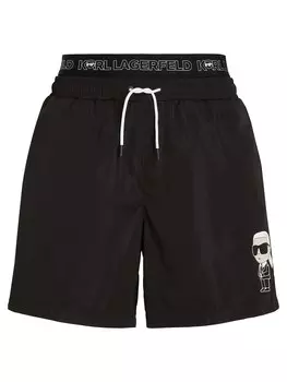Плавки Karl Lagerfeld Swim Trunks, черный
