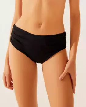 Плавки-кюлоты однотонные Agua de coco, черный