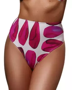 Плавки-кюлоты с принтом Karla Vivian, розовый