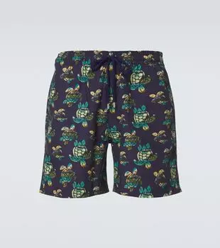 Плавки Landscape Turtles Vilebrequin, Minuit