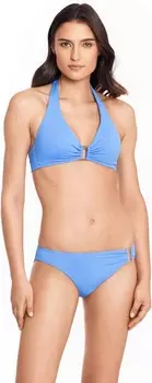 Плавки LAUREN Ralph Lauren Beach Club Solid Ring Hipster Bottoms, цвет Sky