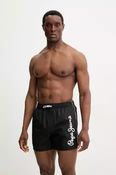 Плавки Logo Swimshort Pepe Jeans, черный