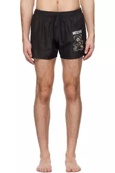 Плавки Moschino с мишкой Тедди Moschino, черный