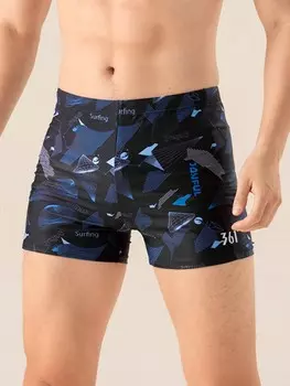 Плавки мужские, черный