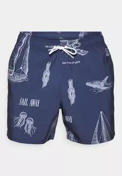 Плавки Nautical Convo Hollister Co., темно-синий блейзер