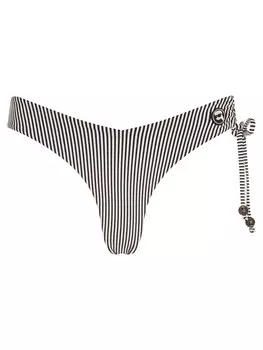 Плавки от бикини Karl Lagerfeld, черный/белый