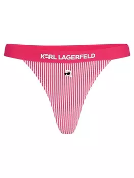 Плавки от бикини Karl Lagerfeld Ikon, цвет Raspberry
