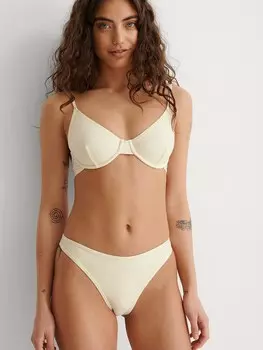 Плавки от бикини NA-KD, натуральный белый