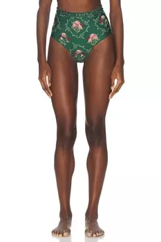 Плавки от бикини Nopal Agua by Agua Bendita, цвет Green Memoria