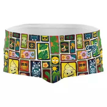 Плавки Otso Emoji Portrait, разноцветный