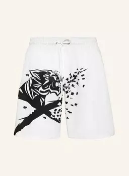 Плавки PLEIN SPORT, белый/черный
