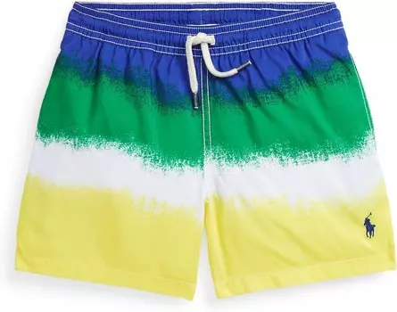 Плавки Polo Ralph Lauren Traveler Swim Trunks, цвет Dip-Dye Multi Stripe