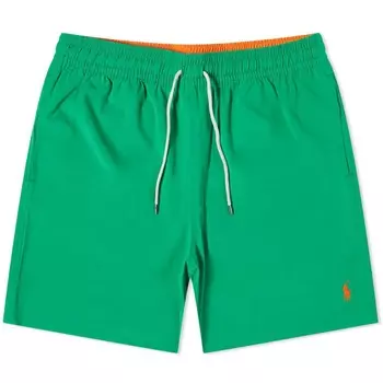 Плавки Polo Ralph Lauren Traveller Swim, зеленый/оранжевый