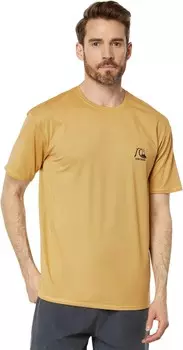 Плавки Quiksilver Heritage Heather Short Sleeve Surf Tee, цвет Wheat Heather