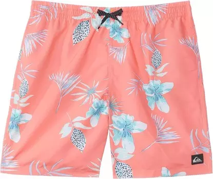 Плавки Quiksilver Kids Everyday Mix Volley, цвет Fiery Coral