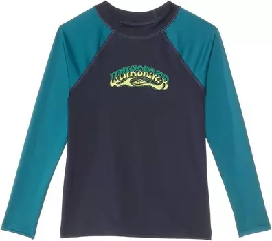 Плавки Quiksilver Kids Everyday UPF50 Long Sleeve, цвет Navy/Blue
