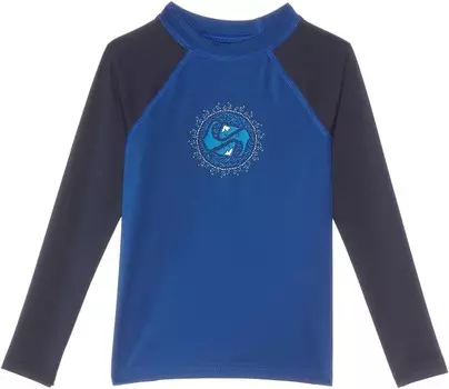 Плавки Quiksilver Kids Everyday UPF50 Long Sleeve, цвет Black/Blue