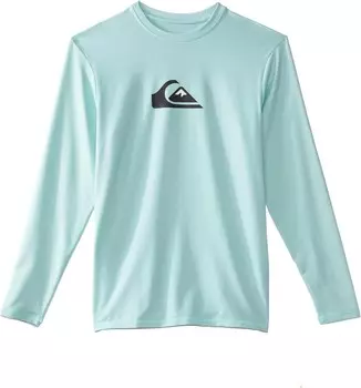 Плавки Quiksilver Kids Solid Streak Long Sleeve, цвет Pastel Turquoise