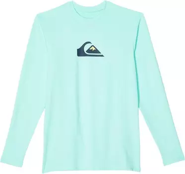 Плавки Quiksilver Kids Solid Streak Long Sleeve, цвет Beach Glass