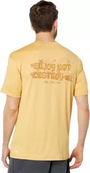 Плавки Quiksilver Mix Session Short Sleeve Surf Tee, цвет Wheat