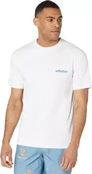 Плавки Quiksilver Mix Short Sleeve Surf Tee, цвет Snow White