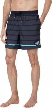 Плавки Quiksilver NERF Striped Out Volley, черный