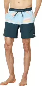 Плавки Quiksilver Surfsilk Division 17" Volley, цвет Midnight Navy