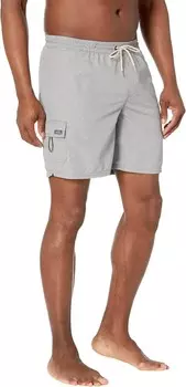 Плавки Quiksilver Waterman Balance Volley 18", цвет Dark Grey Heather