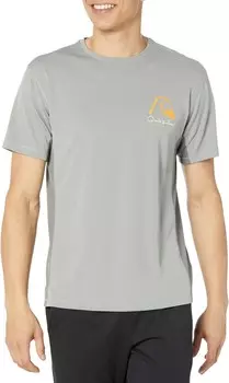 Плавки Quiksilver Waterman Bamboo Check 2 Short Sleeve Surf Tee, цвет Sharkskin