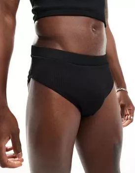 Плавки Reclaimed Vintage с черной ребристостью