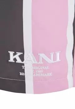 Плавки Retro Striped Karl Kani, розово-серо-белый