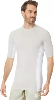 Плавки Rip Curl Dawn Patrol UPF Perfomance Short Sleeve Rashguard, цвет Snow Marle